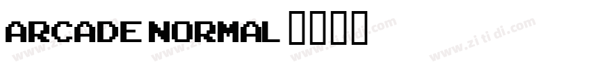 Arcade Normal字体转换